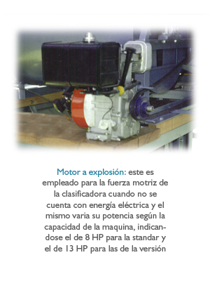 Opcional Motor a Explosión